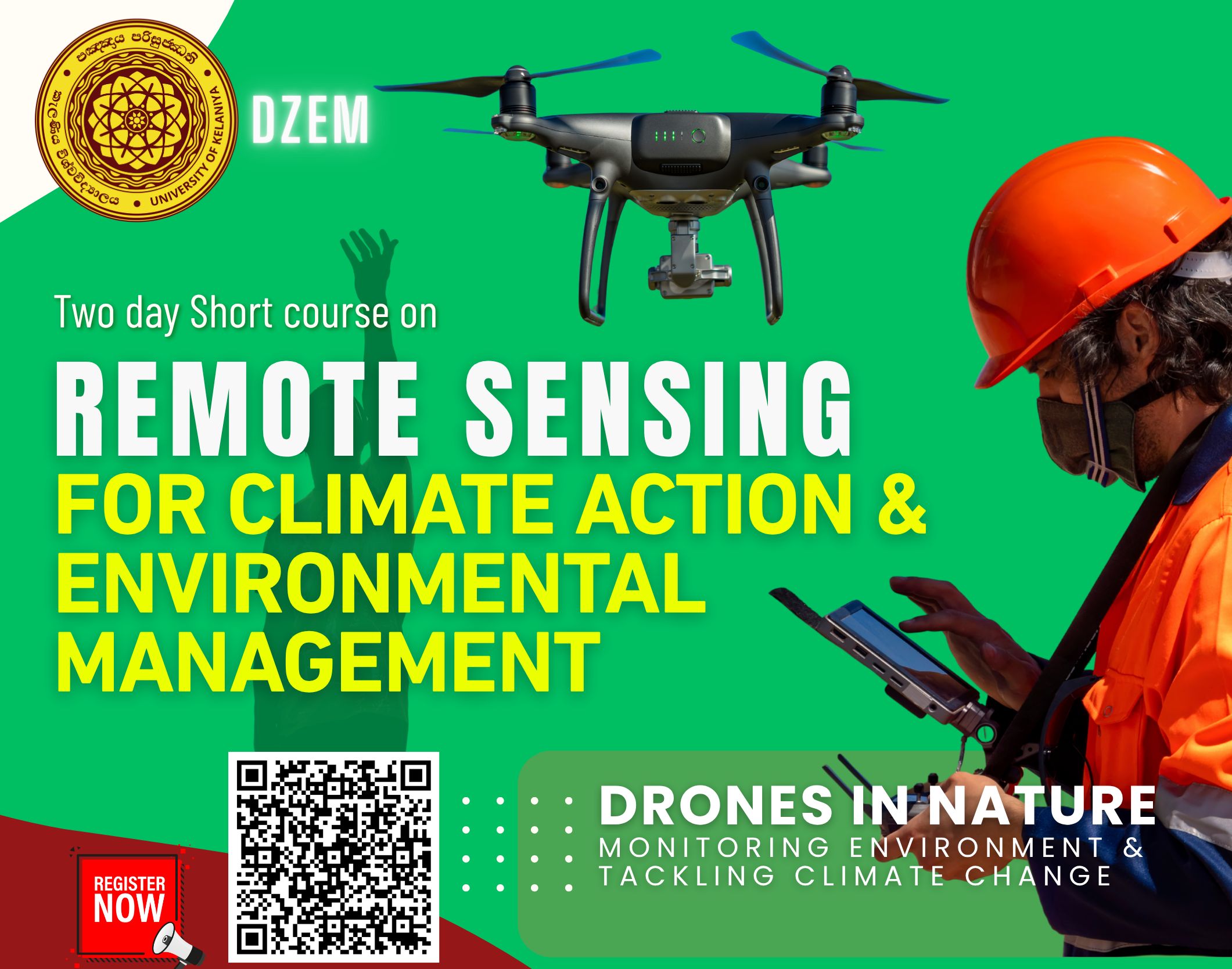 Two day short course on Remote Sensing for Climate Action & Environmental Management
